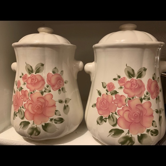 Gibson Other - Vintage Roseland jars/canister set by Gibson